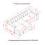 Canapé modulaire rembourré avec méridienne convertible-481461779