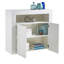 Armoire de rangement de style moderne avec buffet 35 po-1119813526