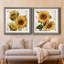 Tournesol d'été I - ensemble de 2 peintures-1646242990-1646242998-1722211485