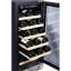 Kalamera Single Zone 37.8cm Built-In 30 Bottle Wine Refrigerator with Reversible Door
