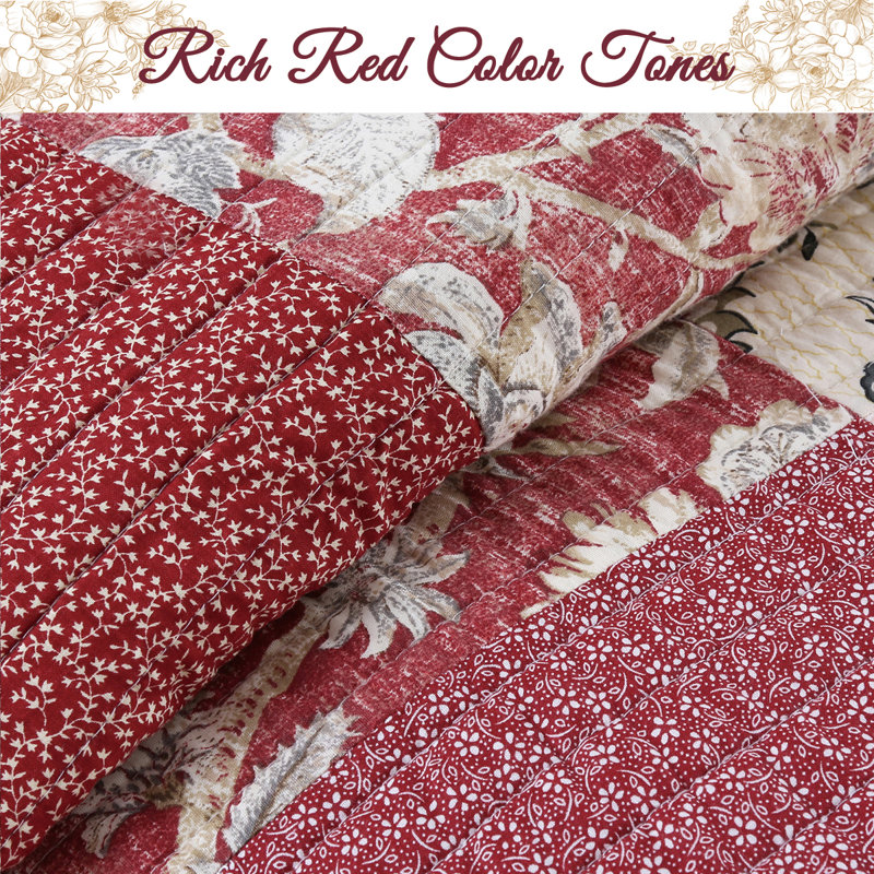 Modern & Contemporary Cotton Quilt, King Quilt + 2 King Shams