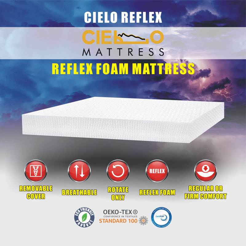 Cielo Mattress Foam Mattress, Small Double (4')