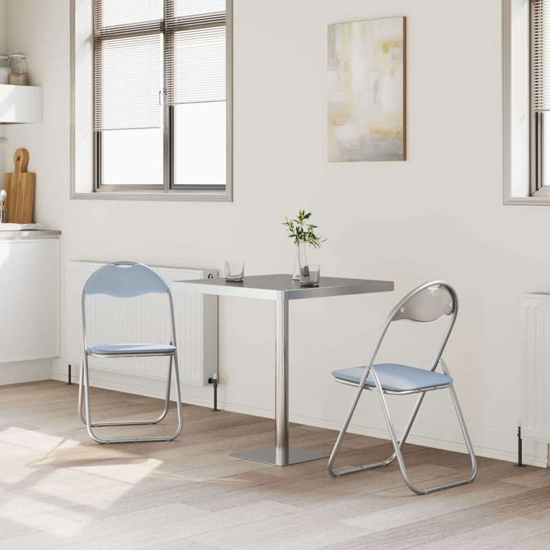 Padded Office Folding Chair Folding Chair Set, Grey