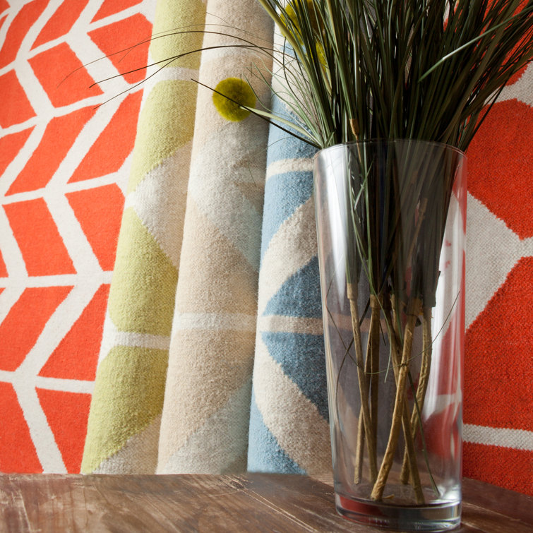 Wool Geometric Indoor Rug