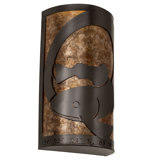 Personalized 2 - Light Flush Mounted Sconce