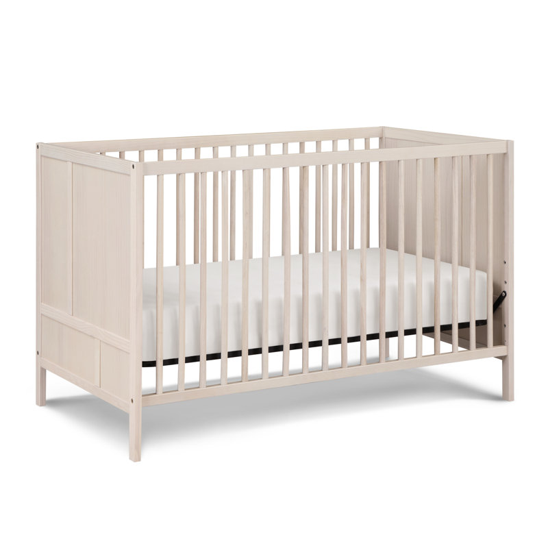 Lit de bébé Pixie Finn 3-en-1 en naturel délavé, Naturel délavé