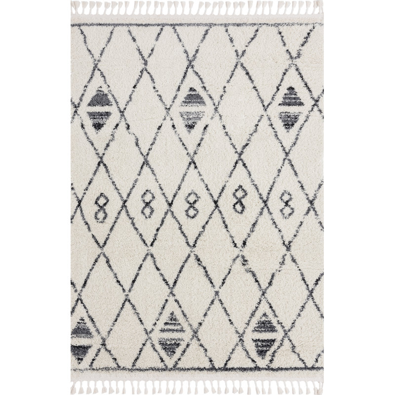Geometric Indoor Rug, Rectangle 5'3" x 7'6"