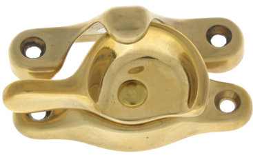 Solid Brass Small Sash Catch