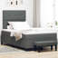  Lit sommier tapissier avec matelas noir 47,2 po x 78,7 po-1482846527-1482846524