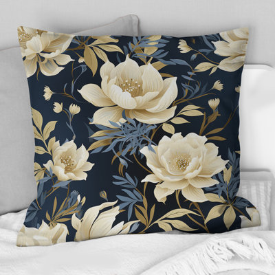 Floral Throw Pillow