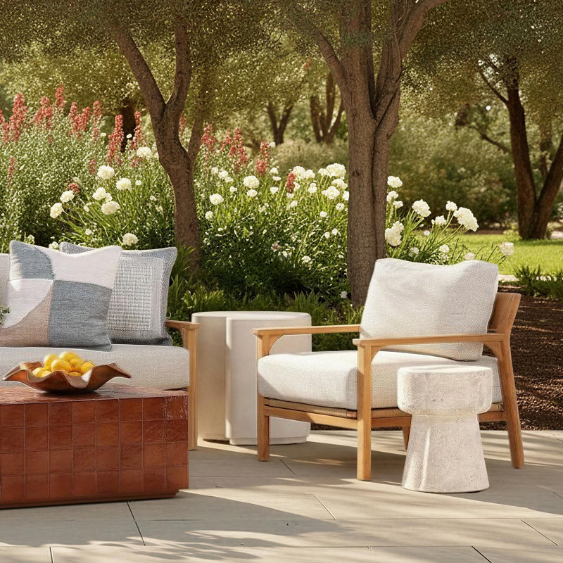 Chaise d'appoint rembourrée Lexy, taupe