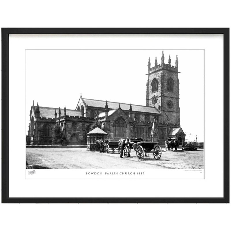Bowdon, Parish Church 1889 by Francis Frith - Single Picture Frame Print, 40cm H x 50cm W x 2.3cm D