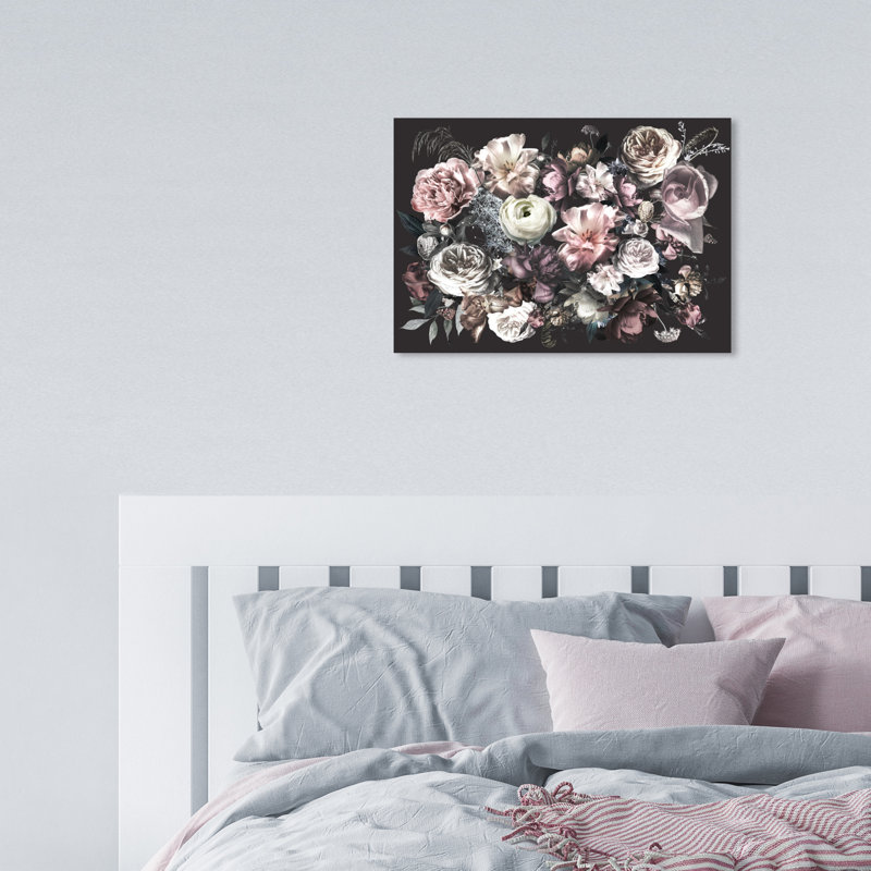 Elizabeth Elizabeth Flowers - Impression sur toile, Toile tendue, H 10 po x l 15 po