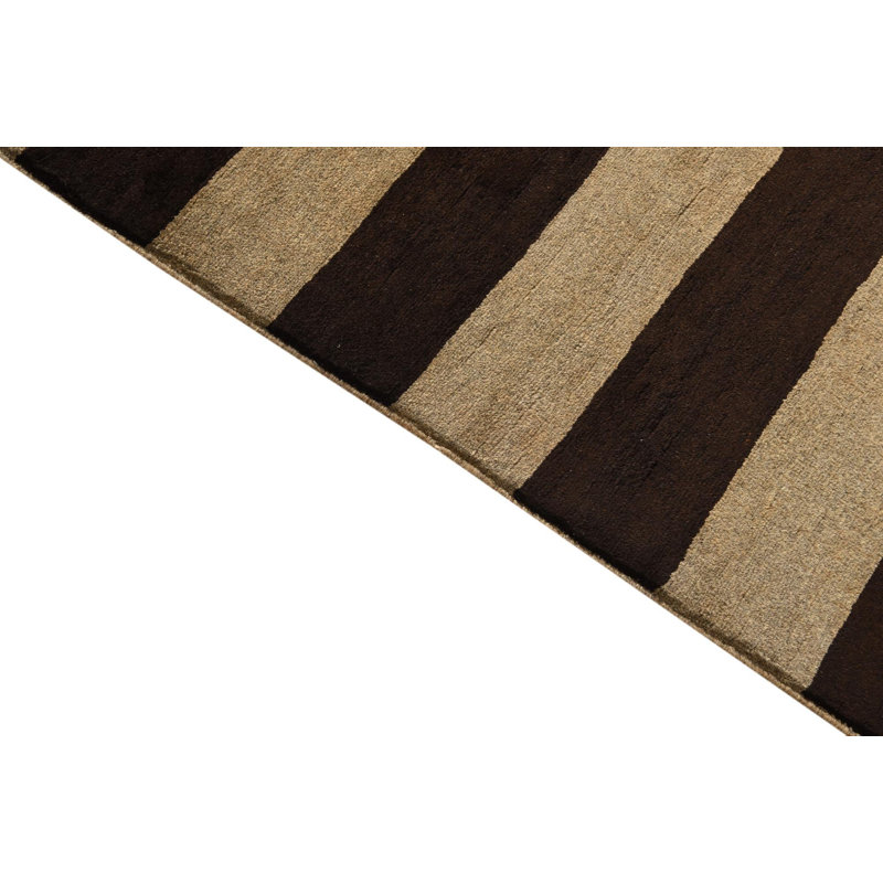 6 Ft Square Parton Light Brown Rug