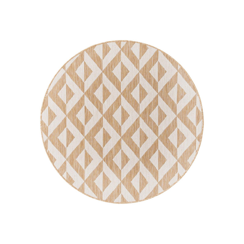 Felisa Napa Indoor/Outdoor Rug, Round 4'1"