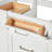 Ariel Monroe 43 Inch Single Rectangular Sink Bathroom Vanity With Italian Carrara Marble Countertop-105988693