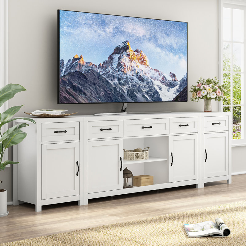 Tv Stand for Tvs Up To 88", White