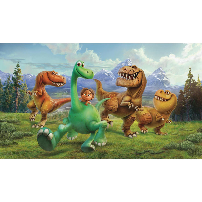 Panneau mural préfabriqué 6 pi x 10,5 po The Good Dinosaur