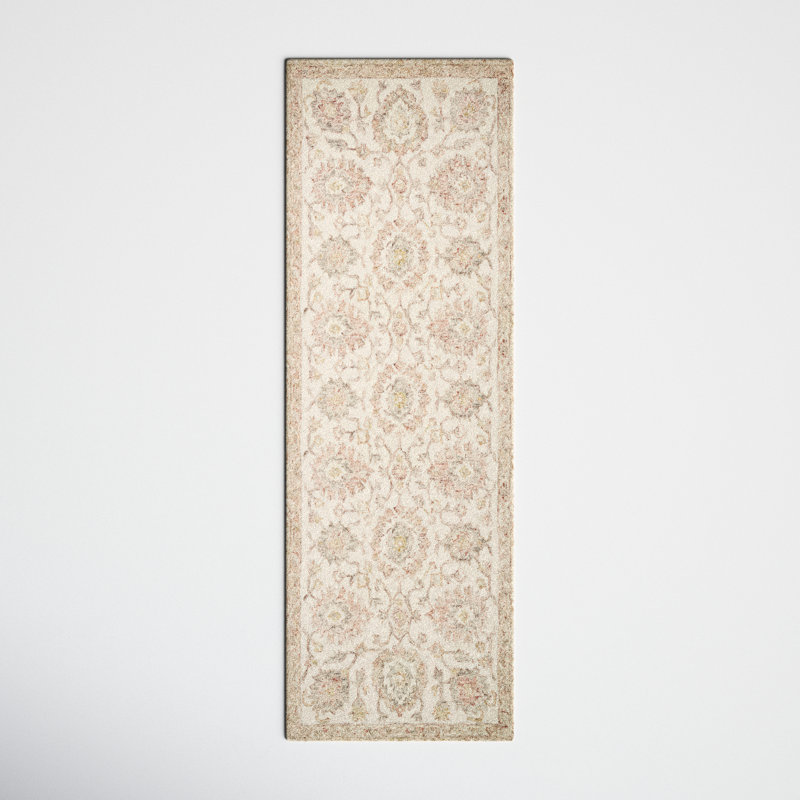 Aden Hand Hooked Wool Oriental Indoor Rug, Runner 2'6" x 7'6"