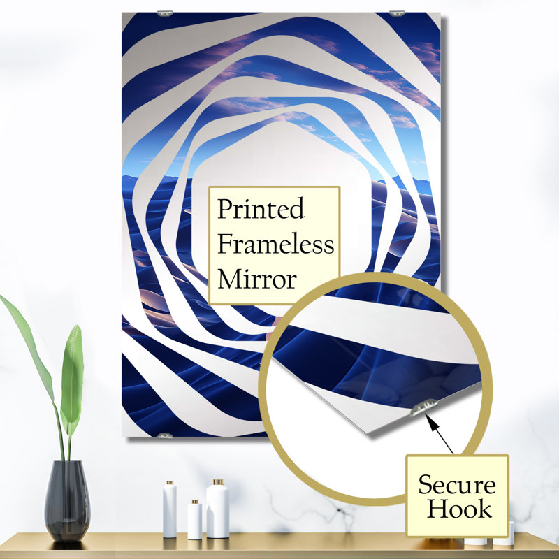 Dalal - Miroir mural grand désert MIR140881, 40 po x 30 po