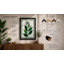 Stem With Symmetric Leaves Botanical - Print-423865258-423865262