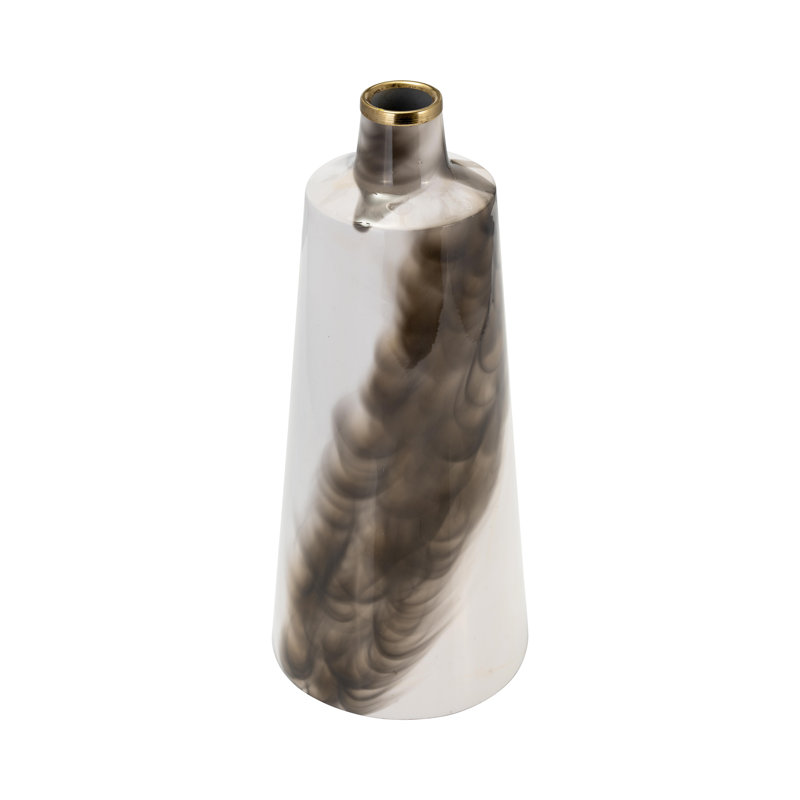 Modern Abstract Vase, H 15 po x l 6 po x P 6 po