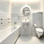 Ensemble de 2 porte-serviettes en acier inoxydable - Porte-serviettes mural de 12 pouces, finition nickel brossé, antirouille SUS 304 pour salle de bain, cuisine, salon et toilette