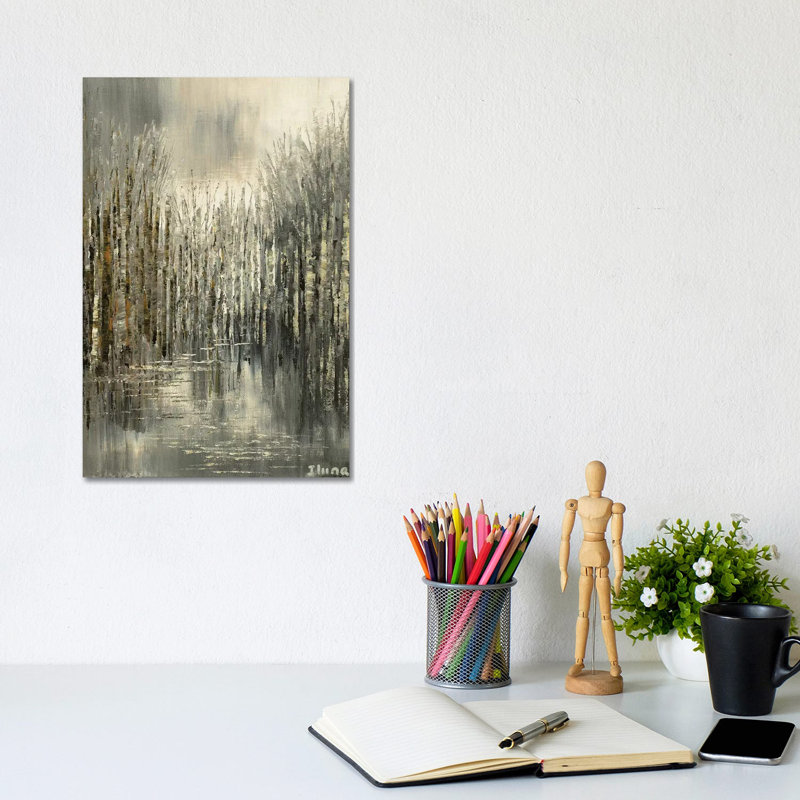 Northern Pewter by Tatiana Iliina - Wrapped Canvas Print, 20.32 cm H x 30.48 cm W