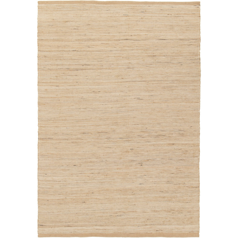 Aerith Hand Loomed Beige Rug, Rectangle 120 x 170cm