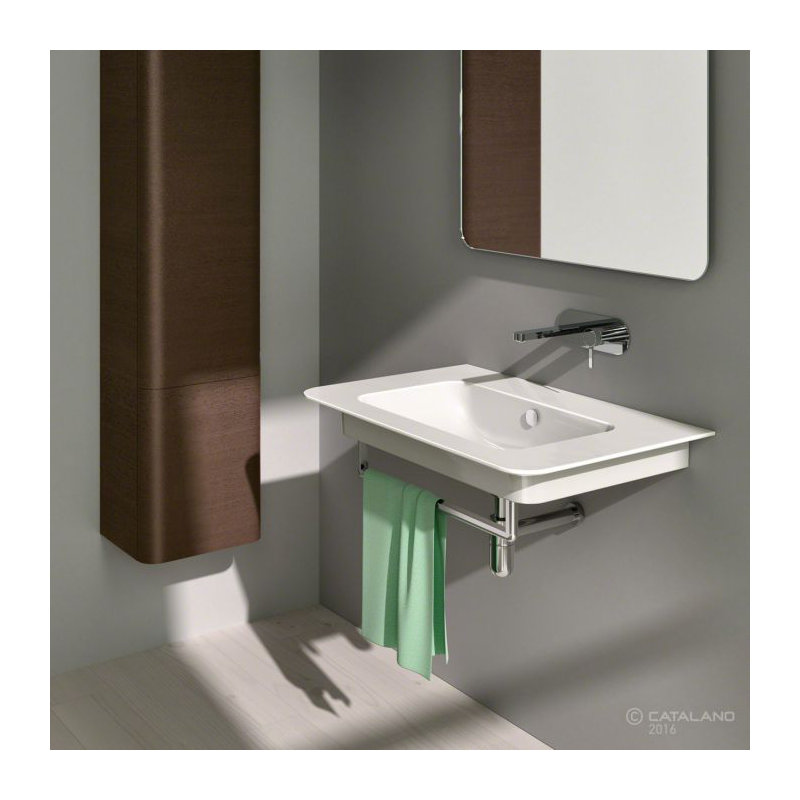 Green 31.5'' L Bathroom Sink, 0-Hole