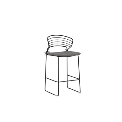 Aysheia 65cm Bar Stool with Cushion