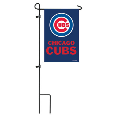 Appliquer un polyester de 2 côtés 18 x 13 po drapeau de jardin MLB
