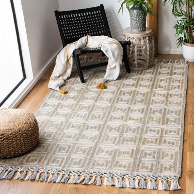 Currie Hand Tufted Performance Geometric Rug