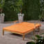 Double chaise longue de patio avec coussin-888757820