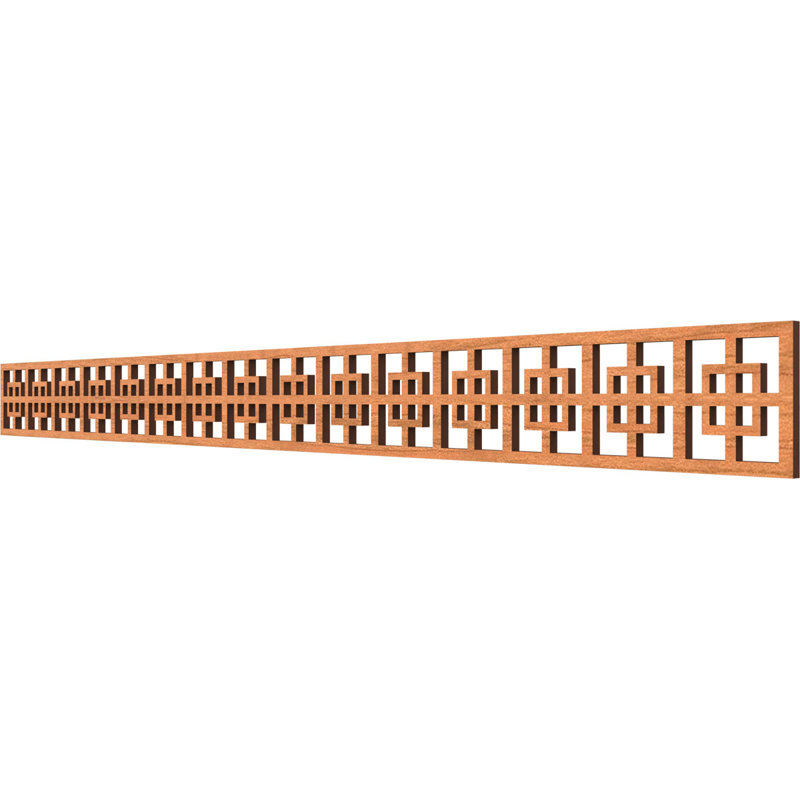 Moulure de chantournage Cambridge, Cerisier, H 4 po x l 46,375 po x P 0,375 po