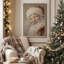 Jolly Saint Nick Canvas Art Print-1723397933-1723397922