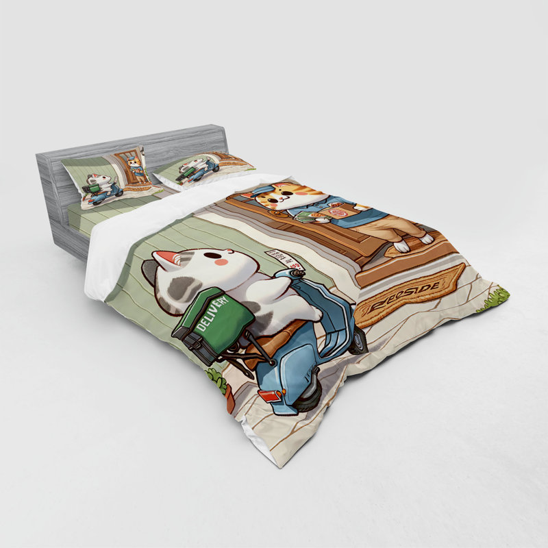 Polyester Duvet Cover, King Duvet Cover + 3 Additional Pieces
