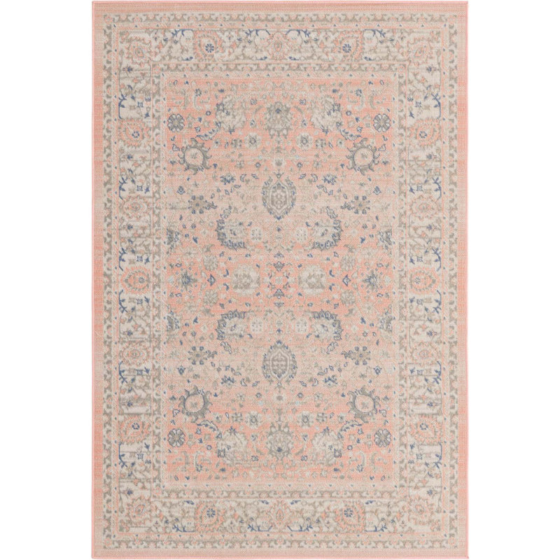 Exann Oriental Indoor Rug, Rectangle 5'3" x 8'