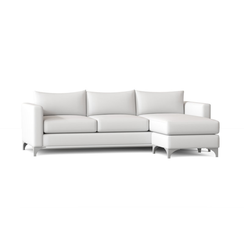 Vess Upholstered Sectional Reversible, Peyton Pearl