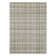 Bakstran Plaid Handmade Wool Ivory Area Rug