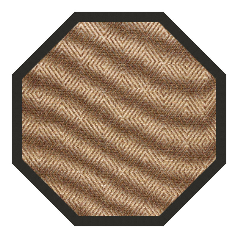 Ajmy Geometric Indoor / Outdoor Rug, Octagon 8'