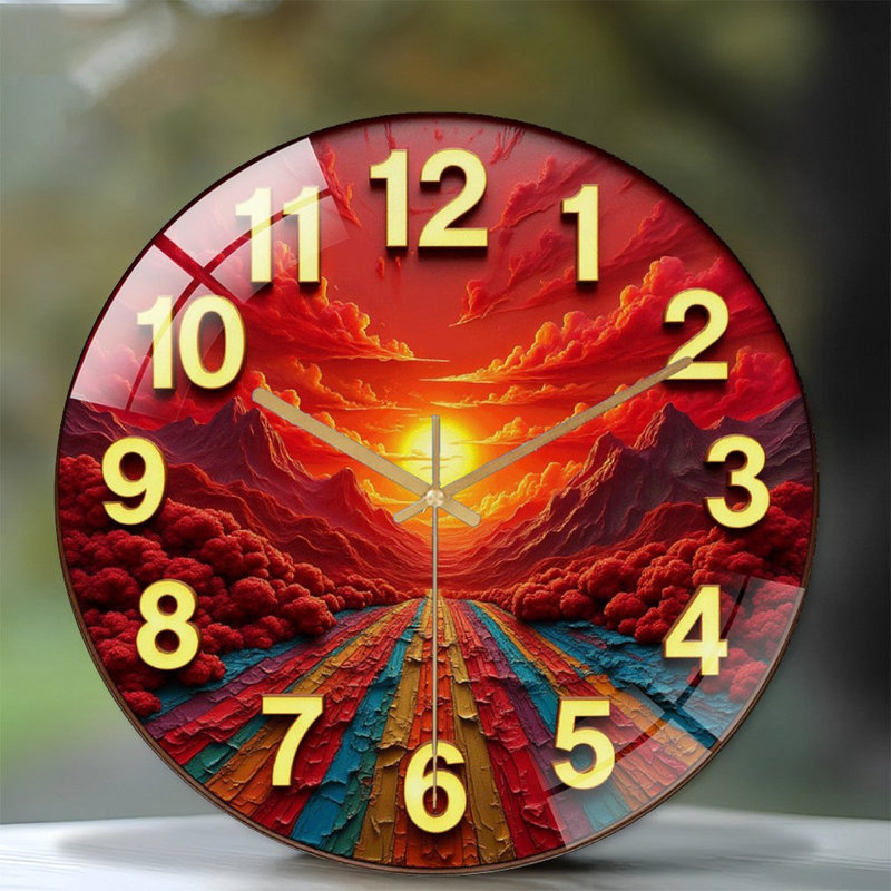 Horloge murale 12 po