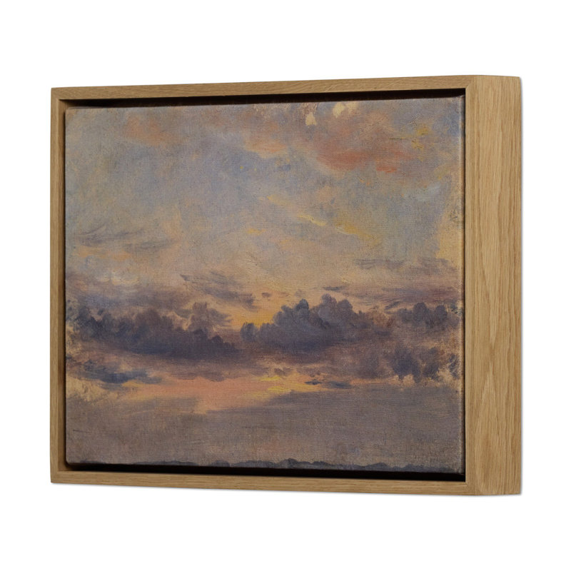 A Parrett - Sunset par John Constable, H 30 po x l 40 po