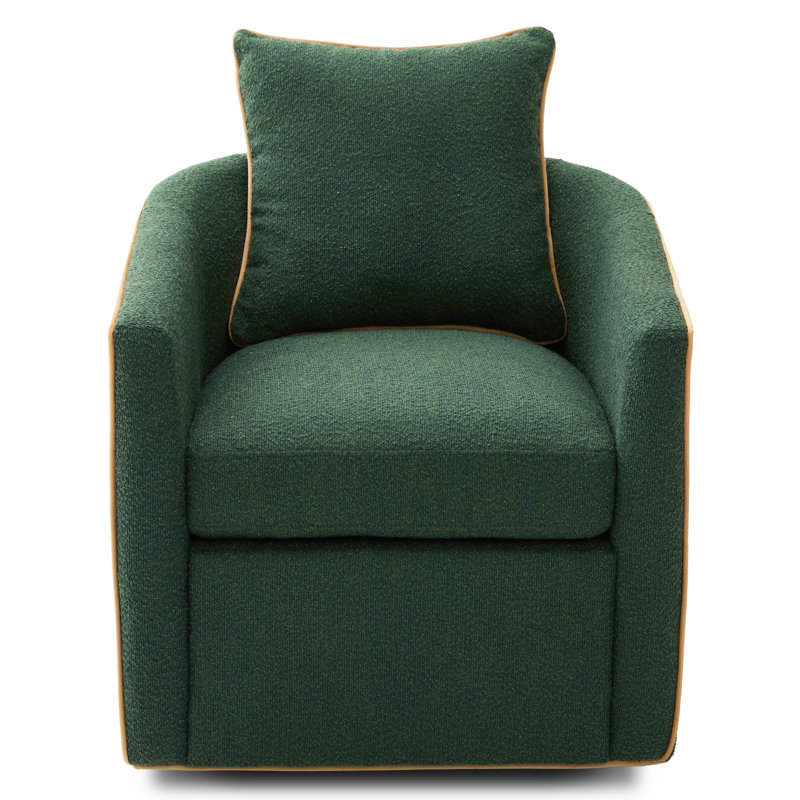 Fauteuil demi-tonneau pivotant 26,8 po, Green