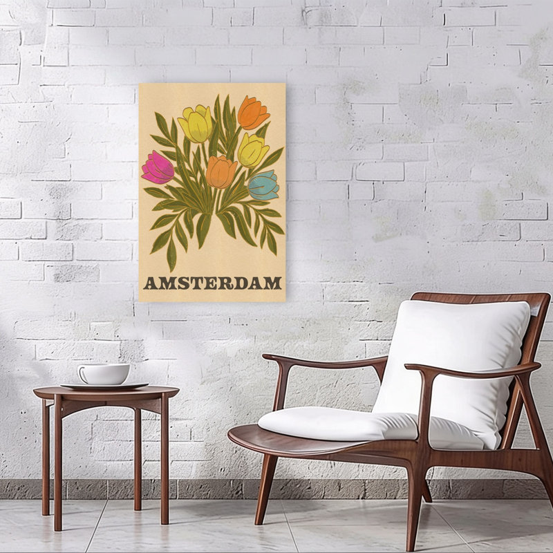 Impression sur toile Amsterdam, H 36 po x l 24 po