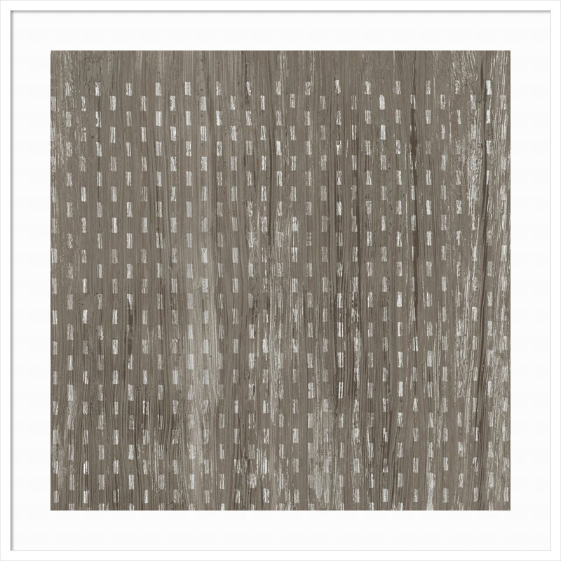 Weathered Wood Patterns VIII by June Erica Vess, White, 41" H x 41" W x 1" D