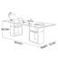 Italian minimalist modern office desk-129453149