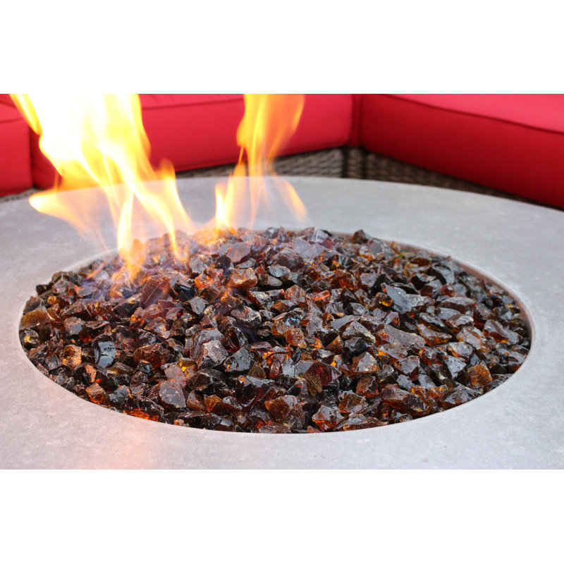 Verre à feu 25 lb Classic, Ambre, L 12 po x l 9 po x P 3 po