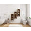 Armoire de rangement murale avec tablettes ouvertes-1773571567