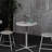 Timbia Round Metal Outdoor Dining Table , in. W in. D-712932959